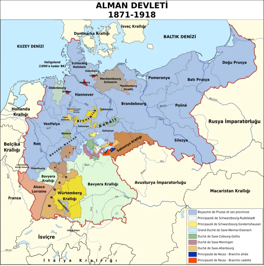 Almanya'nın Birleşmesi — German Empire (in turkish) - 1871-1918