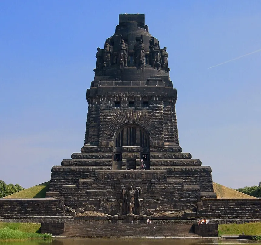Almanya'nın Birleşmesi — Picture of the Battle Of The Nations-Monument in Leipzig, Germany.
