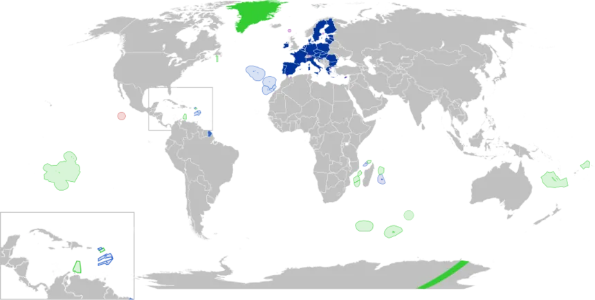 Avrupa Birliği — European Union Outermost regions Overseas countries and territories Special cases Other special territories