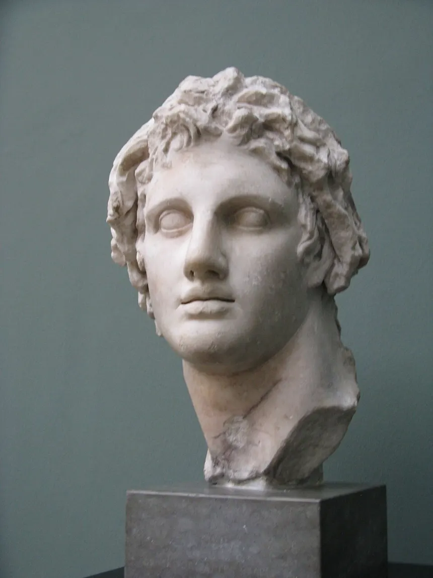Büyük İskender — Bust of Alexander the Great at Ny Carlsberg Glyptotek.