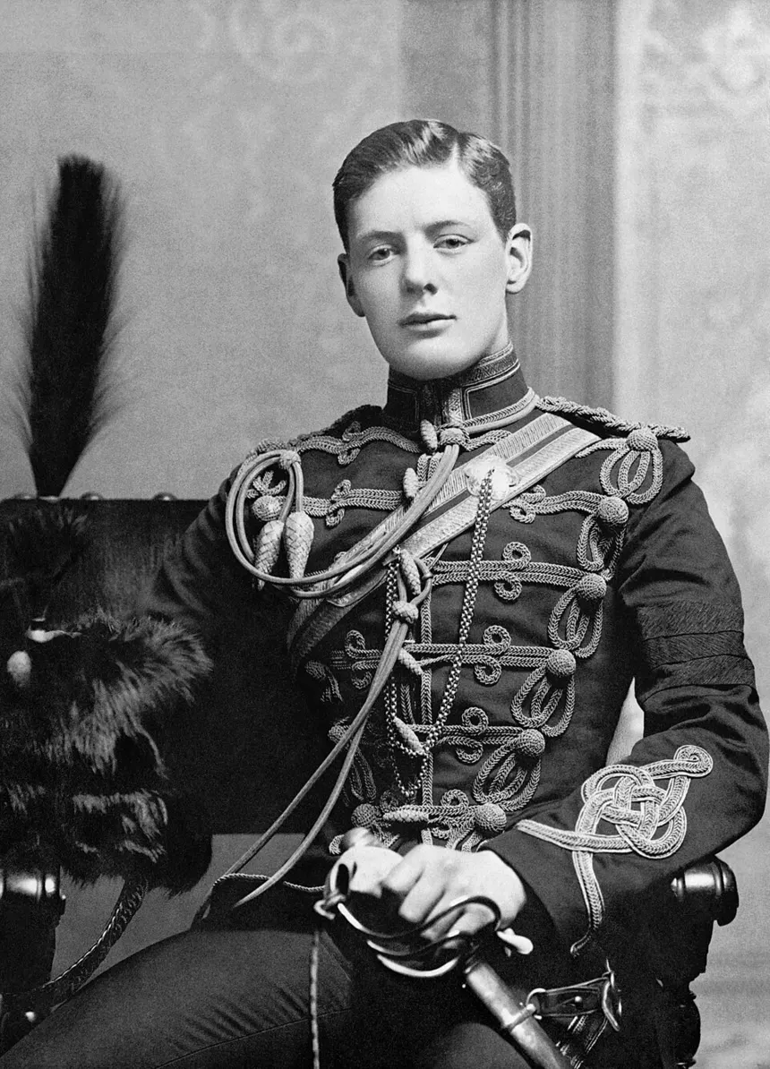 Winston Churchill — Winston Churchill 1874 - 1965 2nd Lieutenant Winston Churchill of the 4th Queen's Own Hussars in 1895.