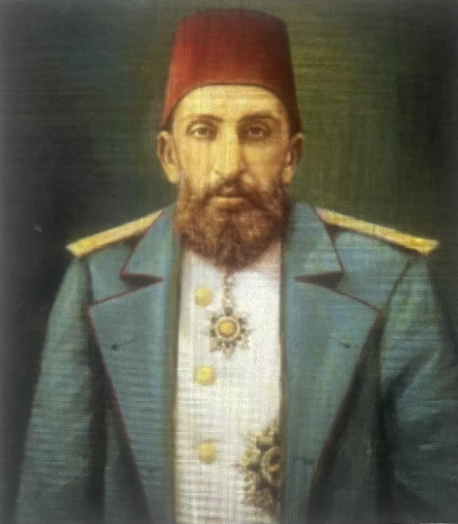 II. Abdülhamid — II. Abdülhamid, saltanatının ortasında resmi bir portre -1899.