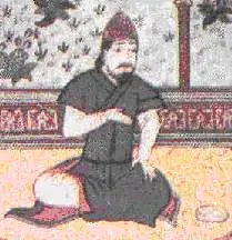 Malazgirt Savaşı — Alp Arslan led Seljuk Turks to victory against the Byzantines in 1071. Miniature from Rashid al-Din, Jami' al-tawarikh, 1654 Ottoman copy, Topkapi Museum. in (1