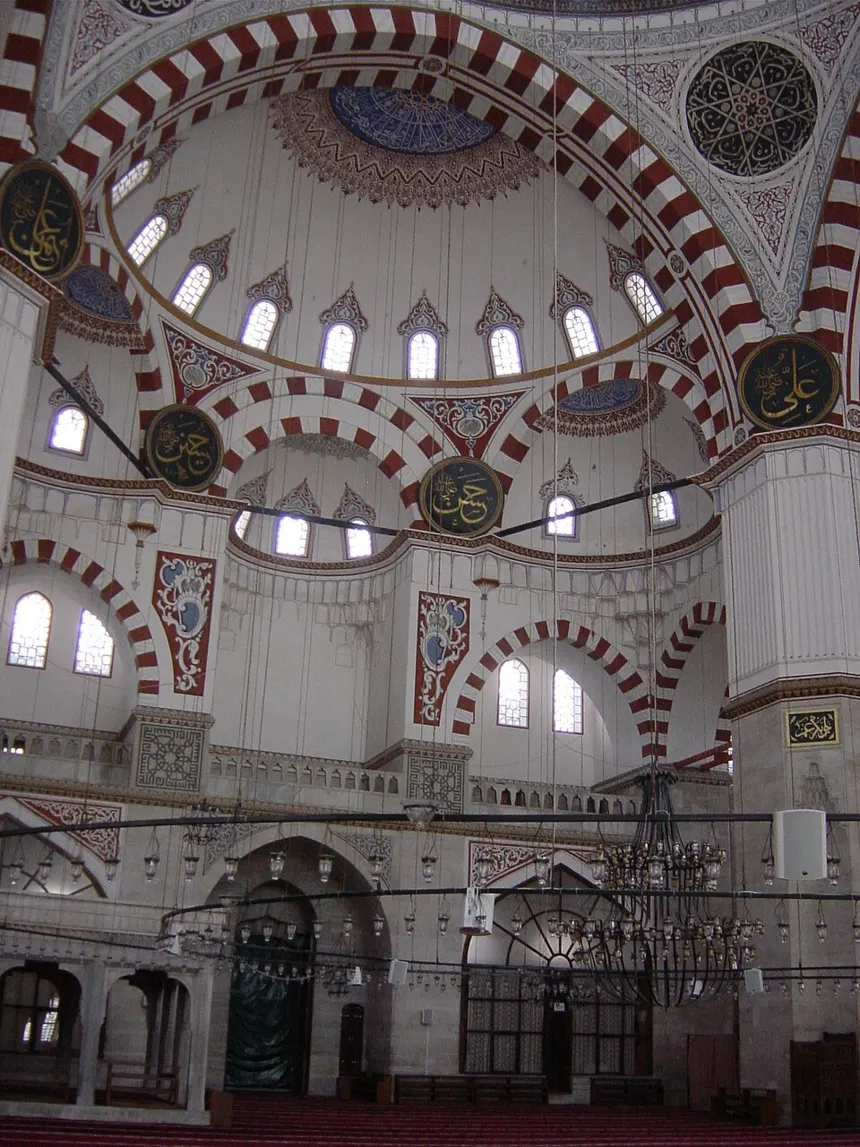 Mimar Sinan — Interno della Moschea detta Sehzade camii ad Istanbul. Foto di: Giovanni Dall'Orto, 29-5-2006.