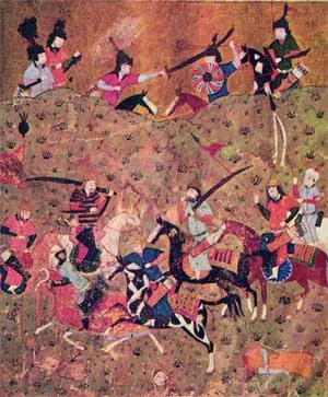 Büyük Selçuklu Devleti — Battle of Dandanaqan fought between Ghaznavids and Seljuks in 1040.