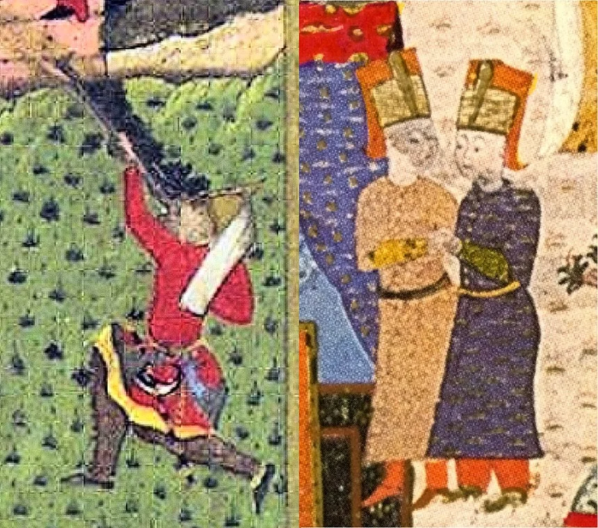 Vaka-i Hayriye (Yeniçeri Ocağı'nın Kaldırılması) — Topkapı Sarayı Müzesi'nden bir minyatürde Yeniçeriler.