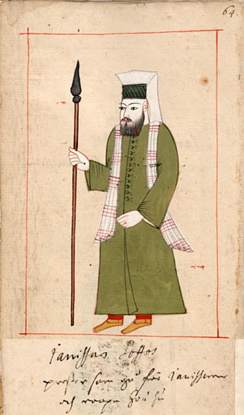 Vaka-i Hayriye (Yeniçeri Ocağı'nın Kaldırılması) — Yeniçeri alaylarında yer alan bir Bektaşi dervişi.