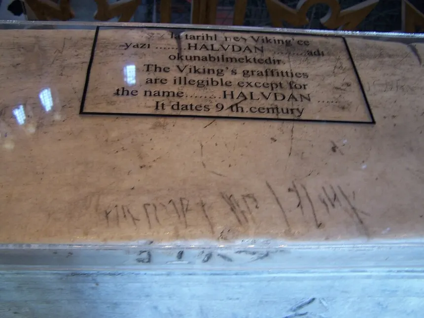 Vikingler — Viking Grafitti in Hagia Sophia