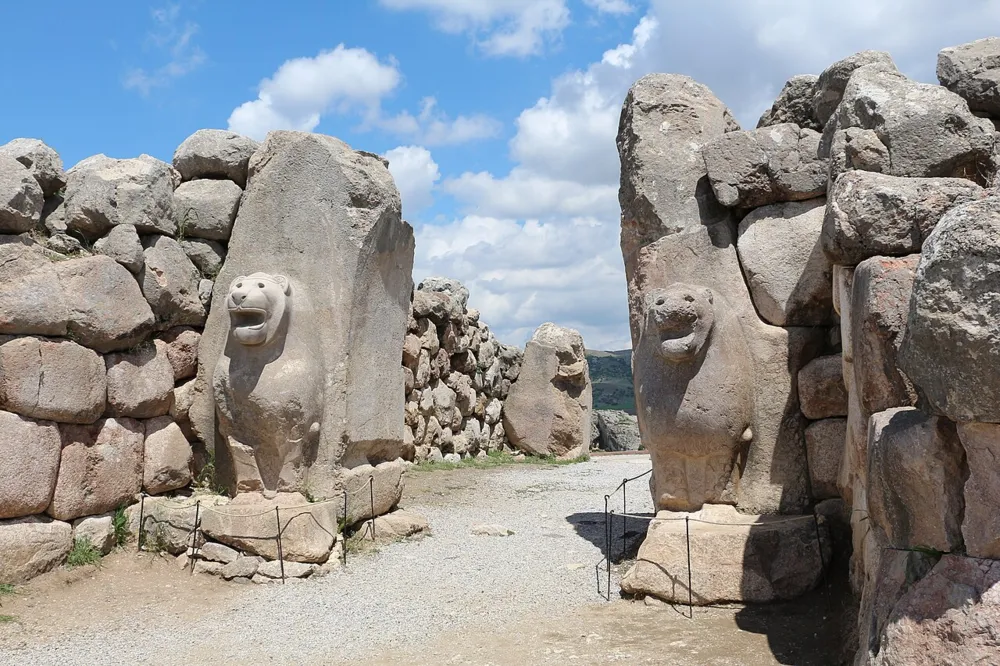 Hattuşa'nın Aslanlı Kapısı.