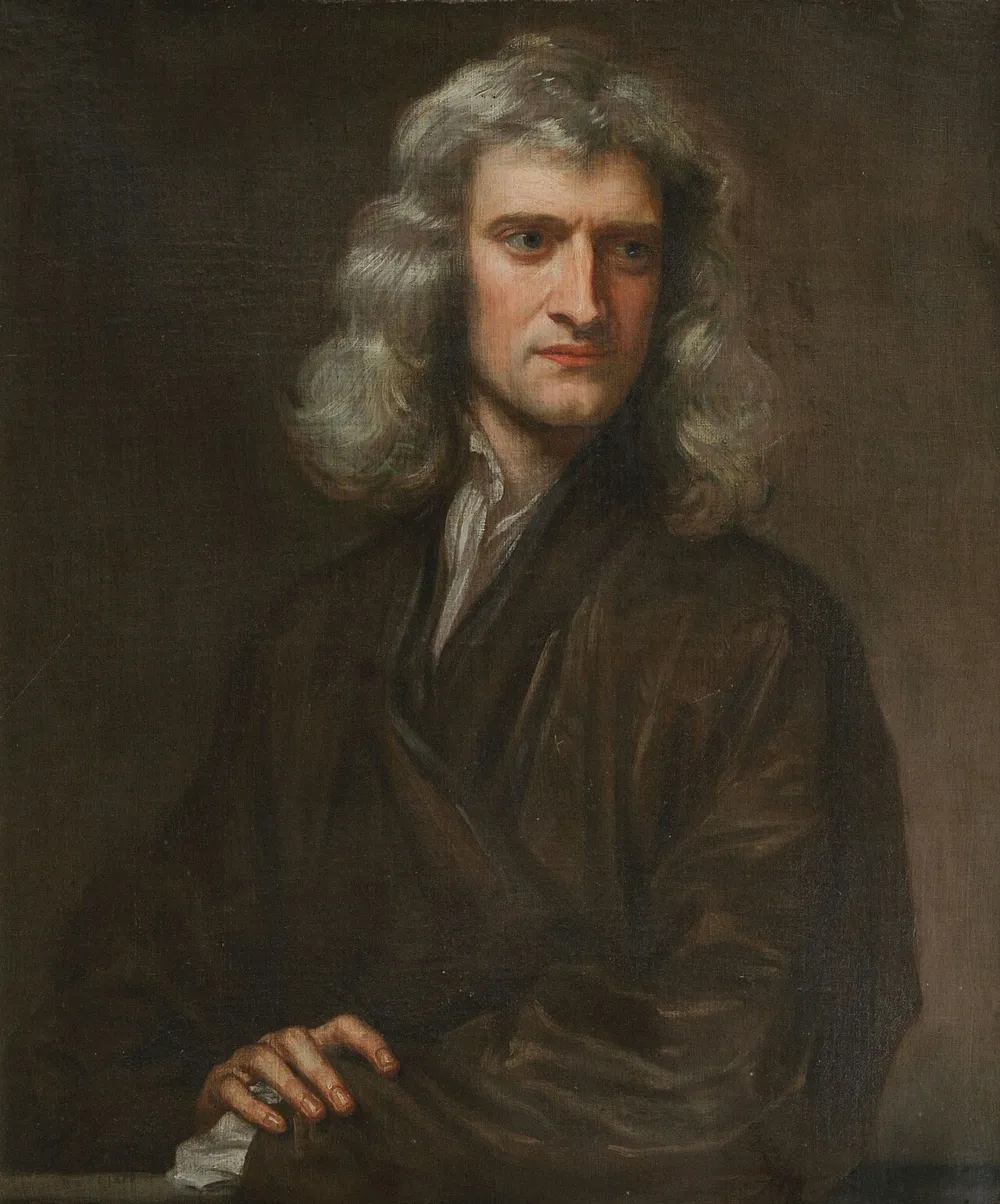 Godfrey Kneller'in Newton portresi, 1689. Kayıt, Cambridge Üniversitesi Kütüphanesi'nin “Lines of Thought” sergisine dayanır.
